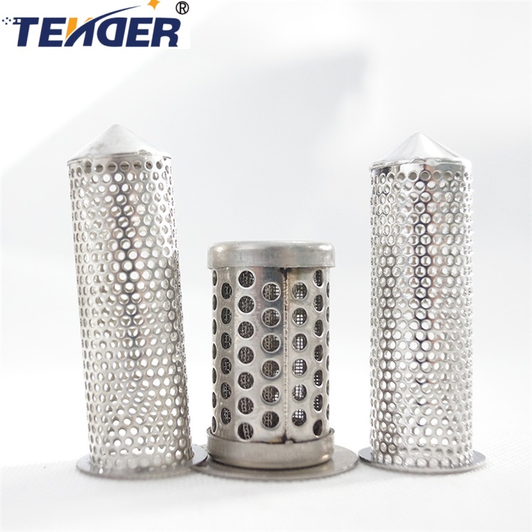 Tubo de filtro de metal perfurado