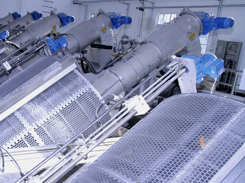 Telas de proteção em equipamentos mecânicos