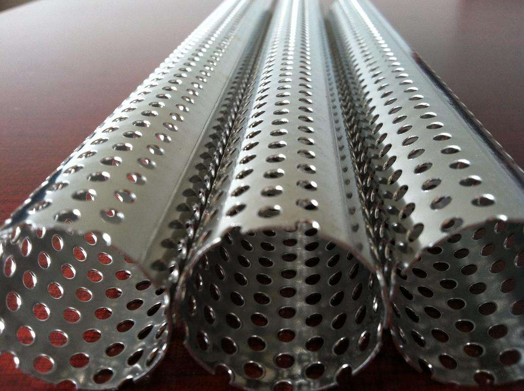 Tubo de filtro de metal perfurado